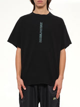 Vertical Logo T-Shirt in Black/Sea