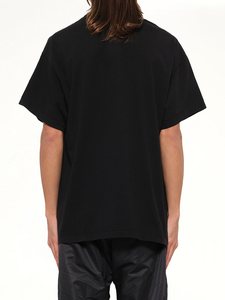 Vertical Logo T-Shirt in Black/Sea