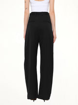 Wide Leg Trousers in Black