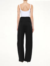 Wide Leg Trousers in Black