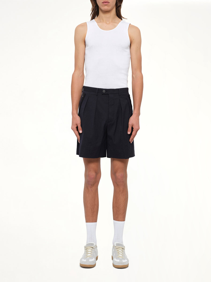 Wooyoungmi Woven Pants in Navy