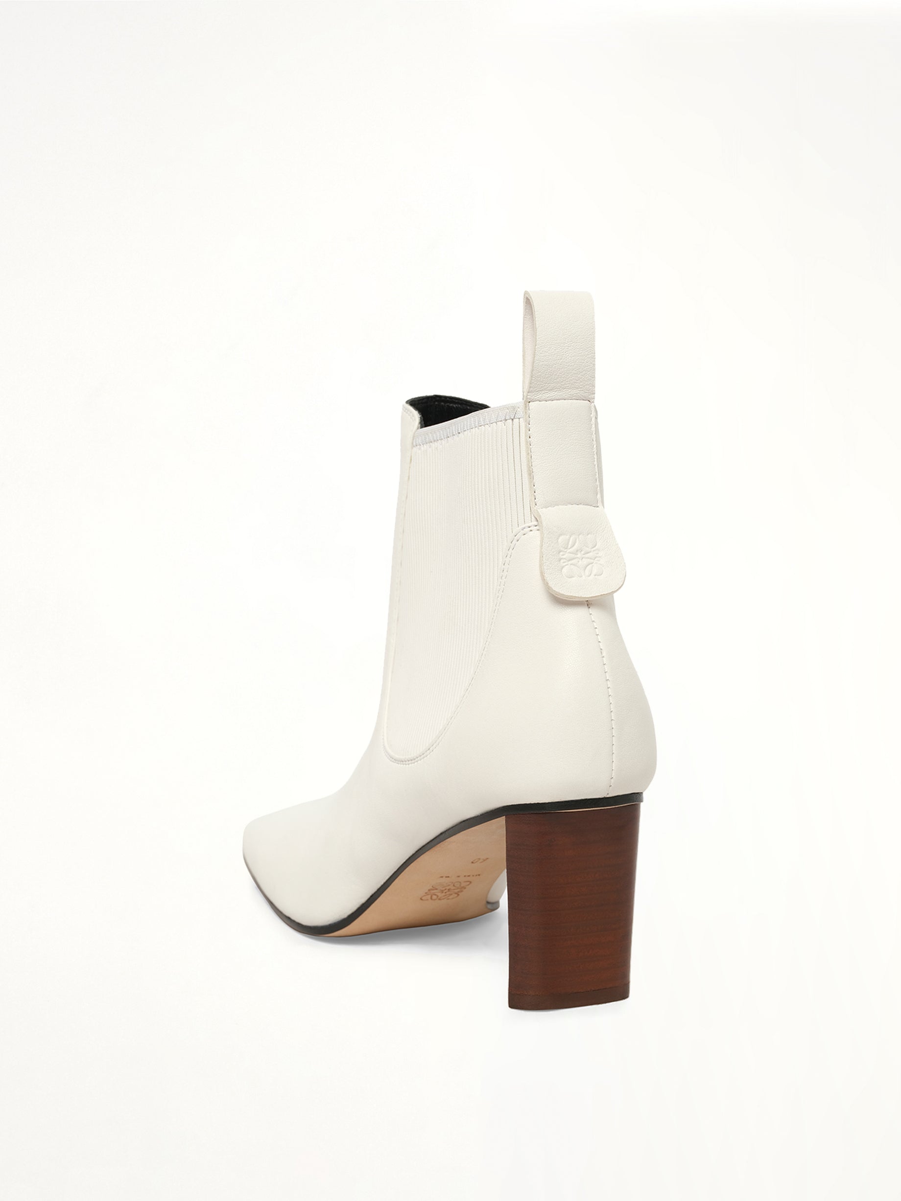 Blade Heel Boot 70 in White
