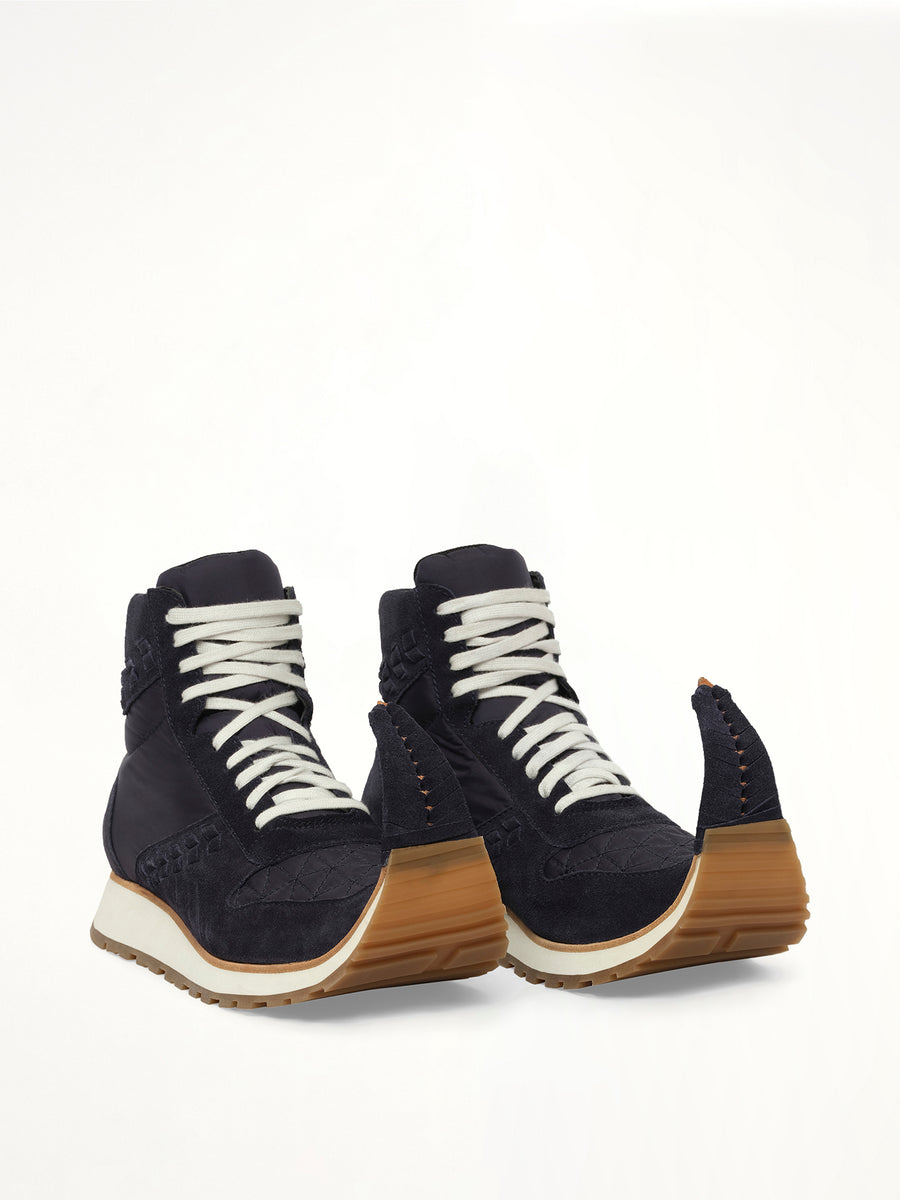 Dinosaur Sneaker Hi in Navy