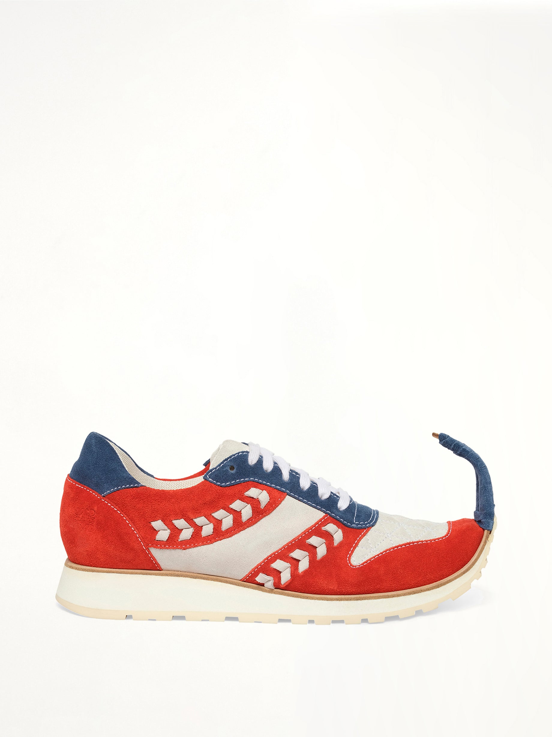 Dinosaur Sneaker Low in Blue/Red/White
