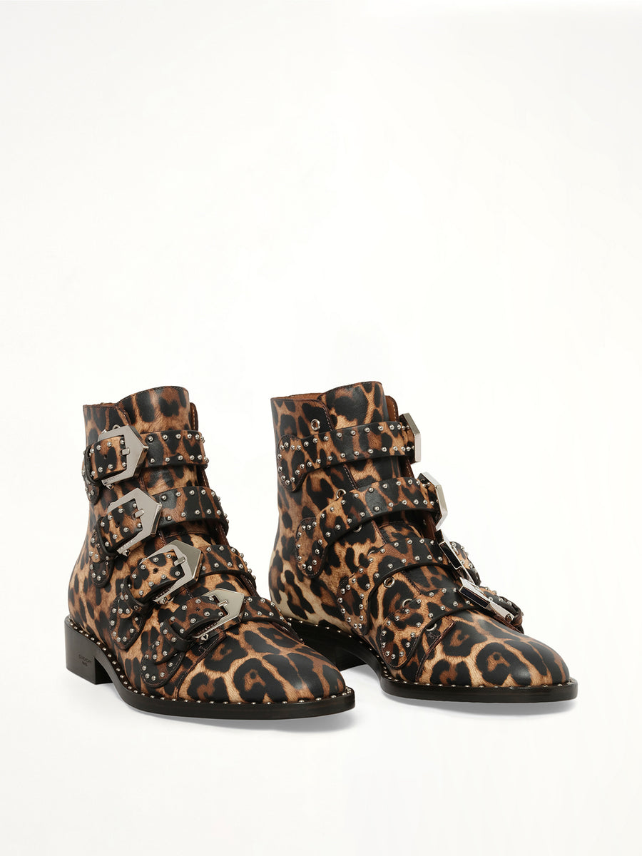Elegant Ankle Boots in Multicolor