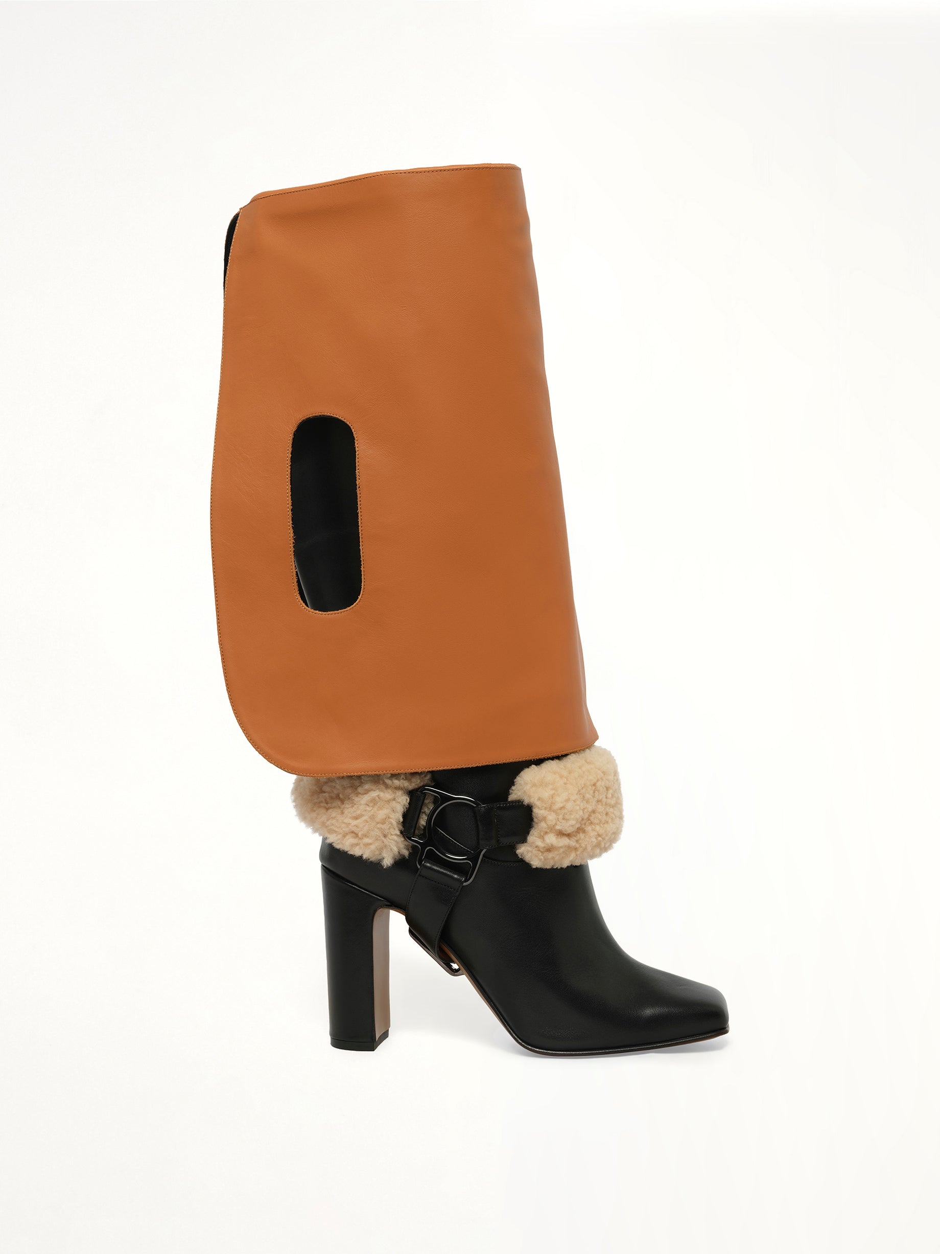 Equestrian High Boot in Black