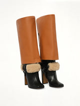 Equestrian High Boot in Black
