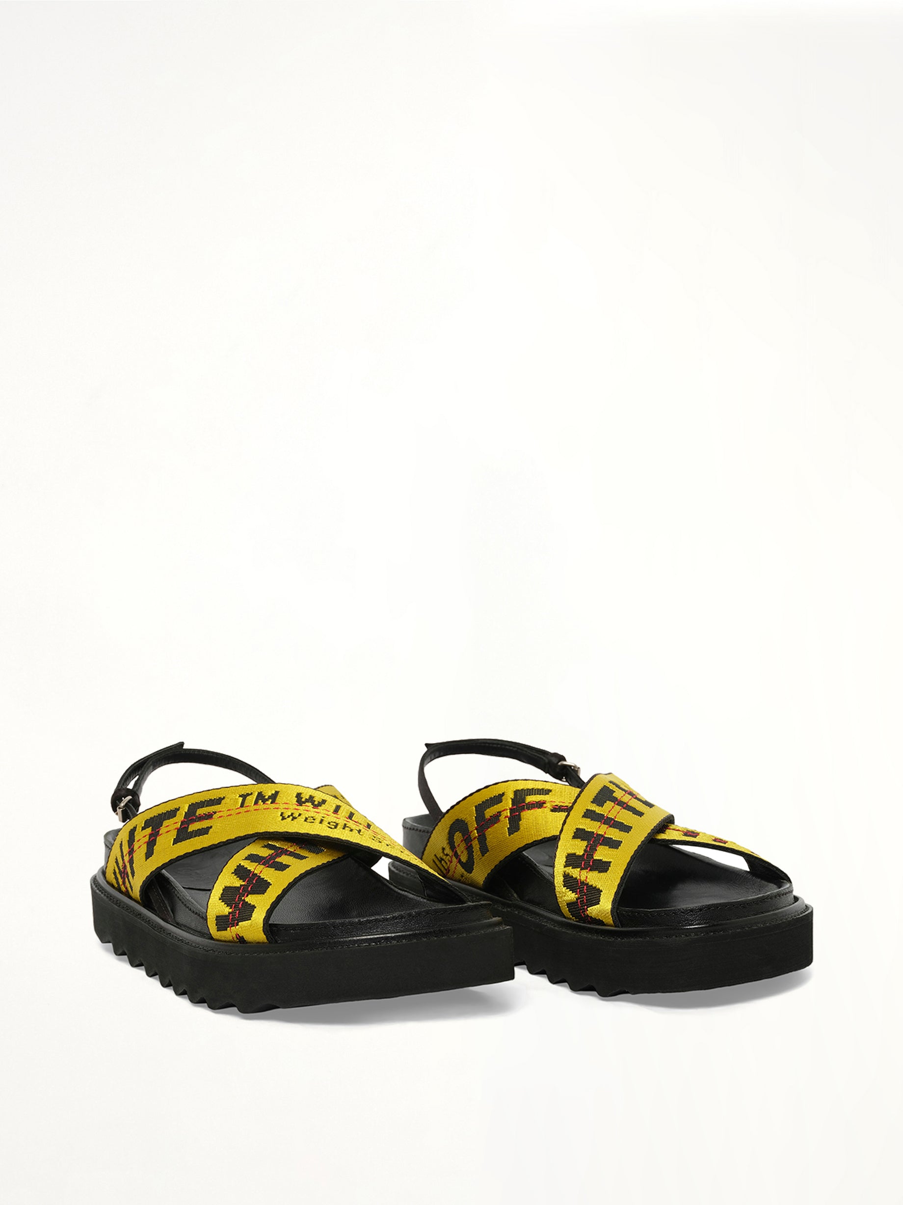 Industrial Belt Sandal in Black