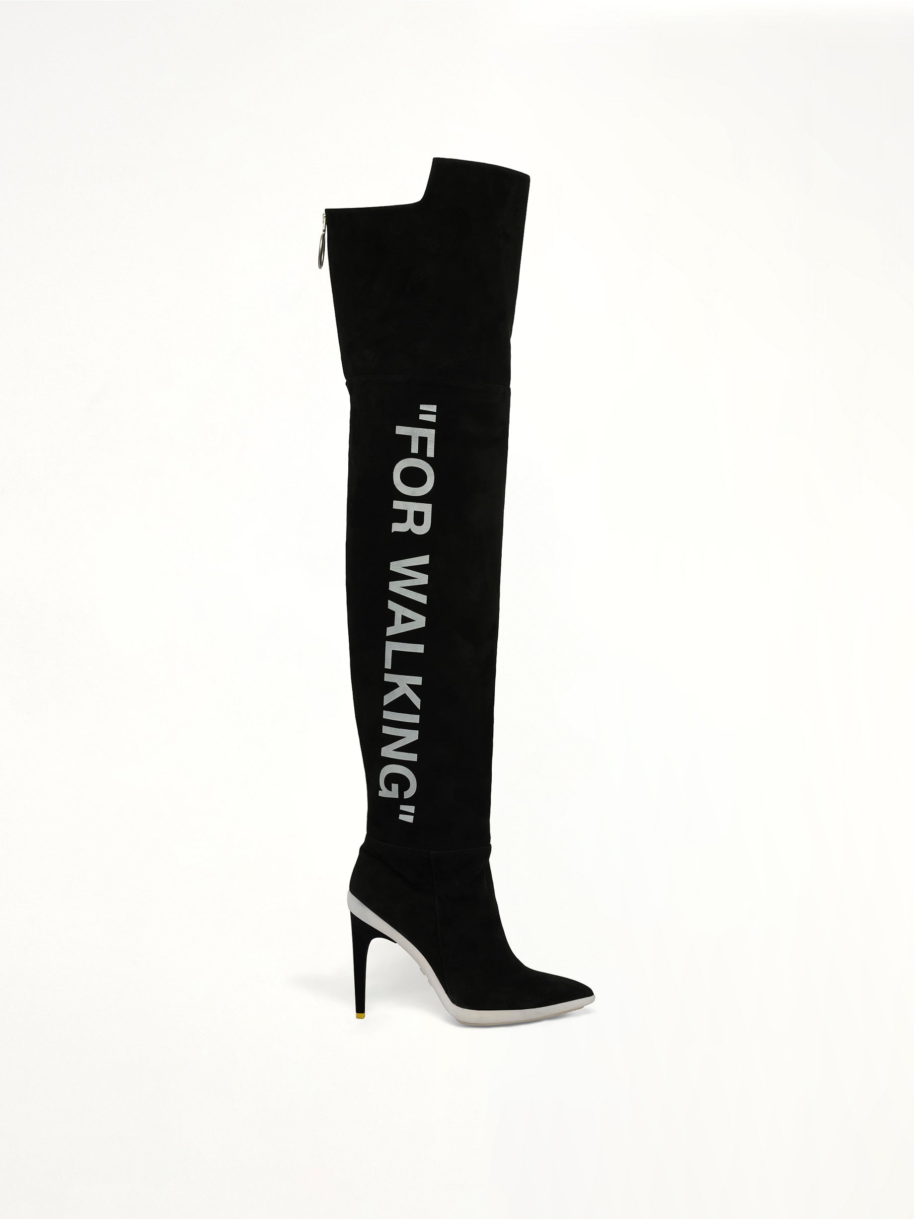 Walking High Boot in Black