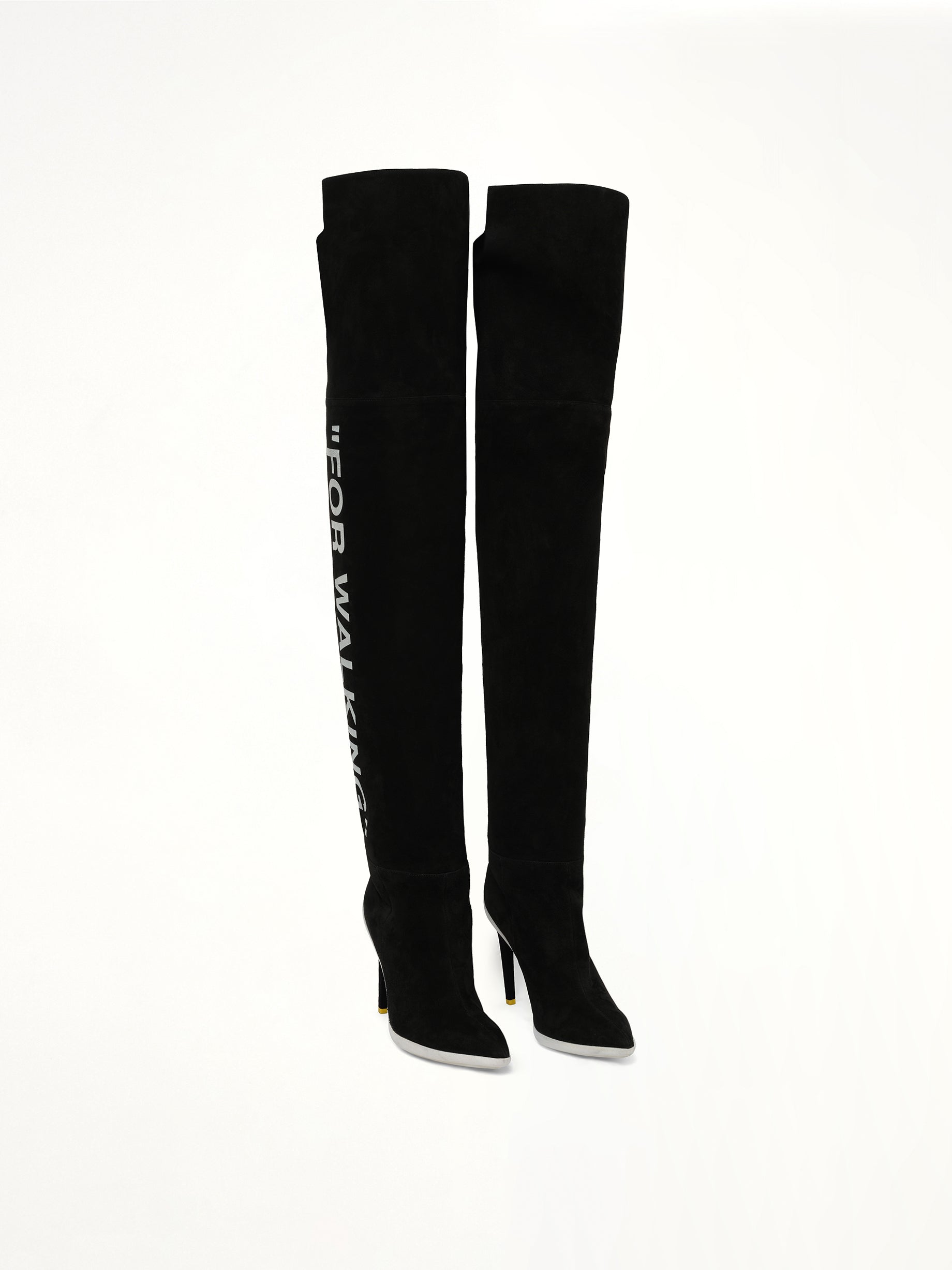 Walking High Boot in Black