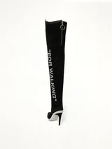 Walking High Boot in Black