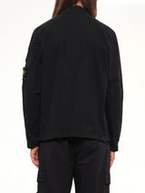 1200022 Cotton Sleeve Pocket Shirt in Black