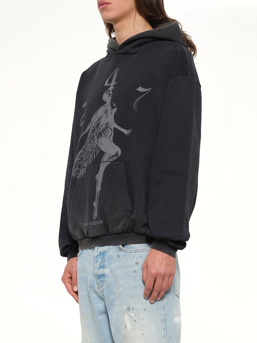247 Angel Hood in Vintage Black