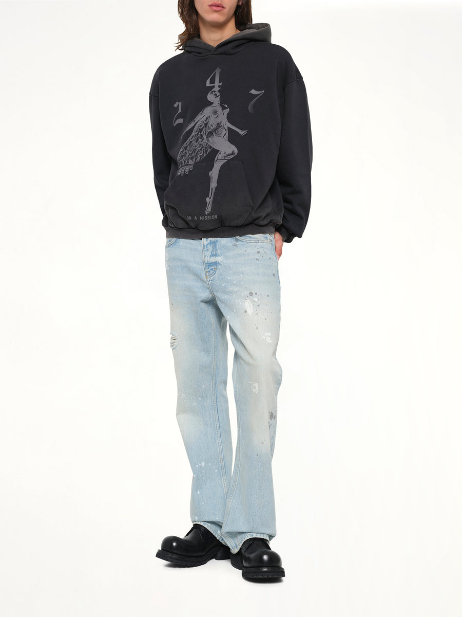 247 Angel Hood in Vintage Black