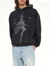 247 Angel Hood in Vintage Black