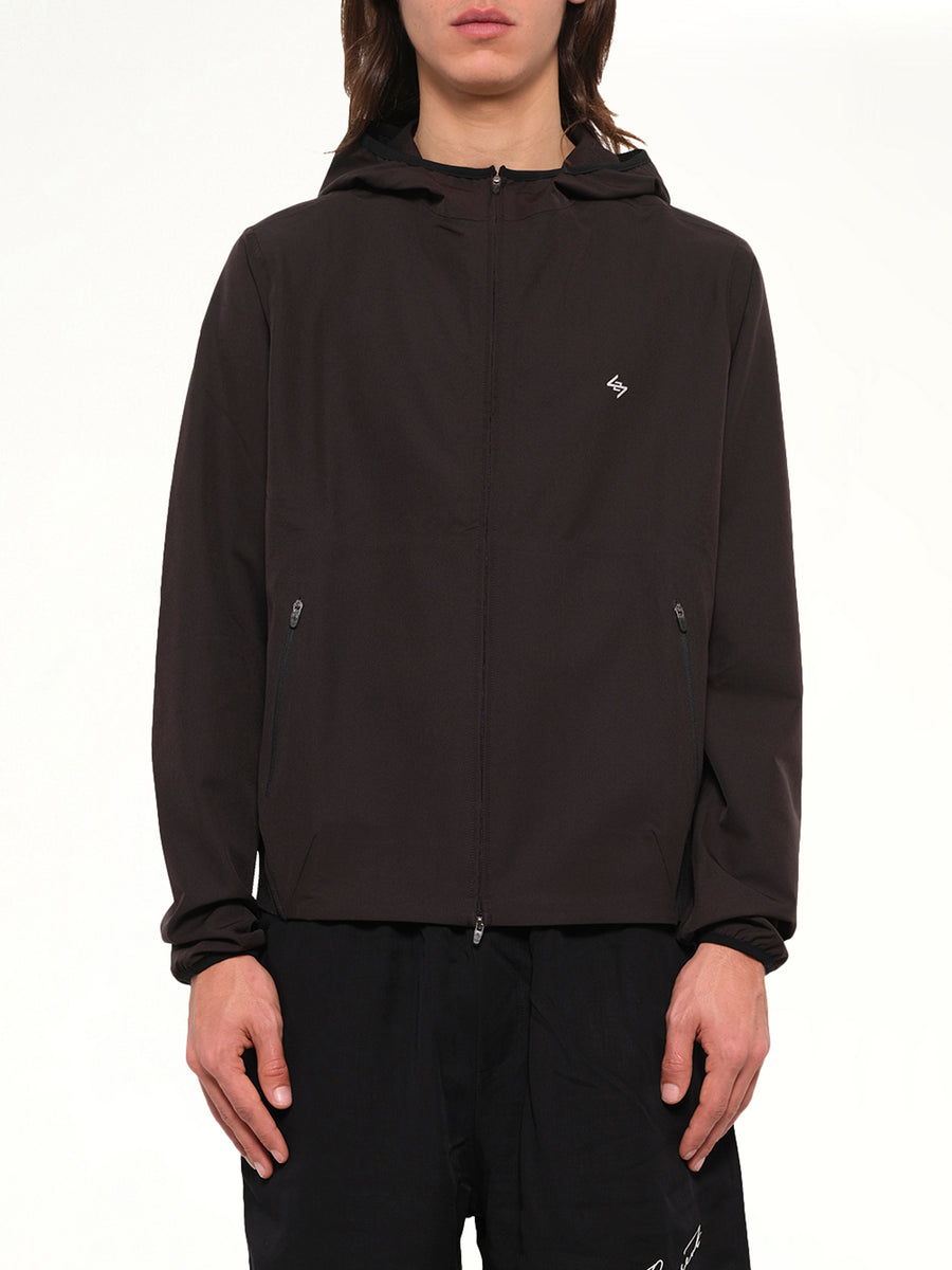 247 Bonded Running Jacket in Jet Black