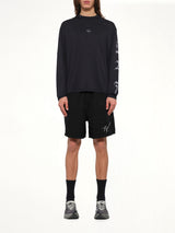 247 Knight LS T-Shirt in Jet Black