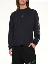 247 Knight LS T-Shirt in Jet Black