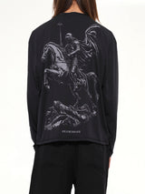 247 Knight LS T-Shirt in Jet Black