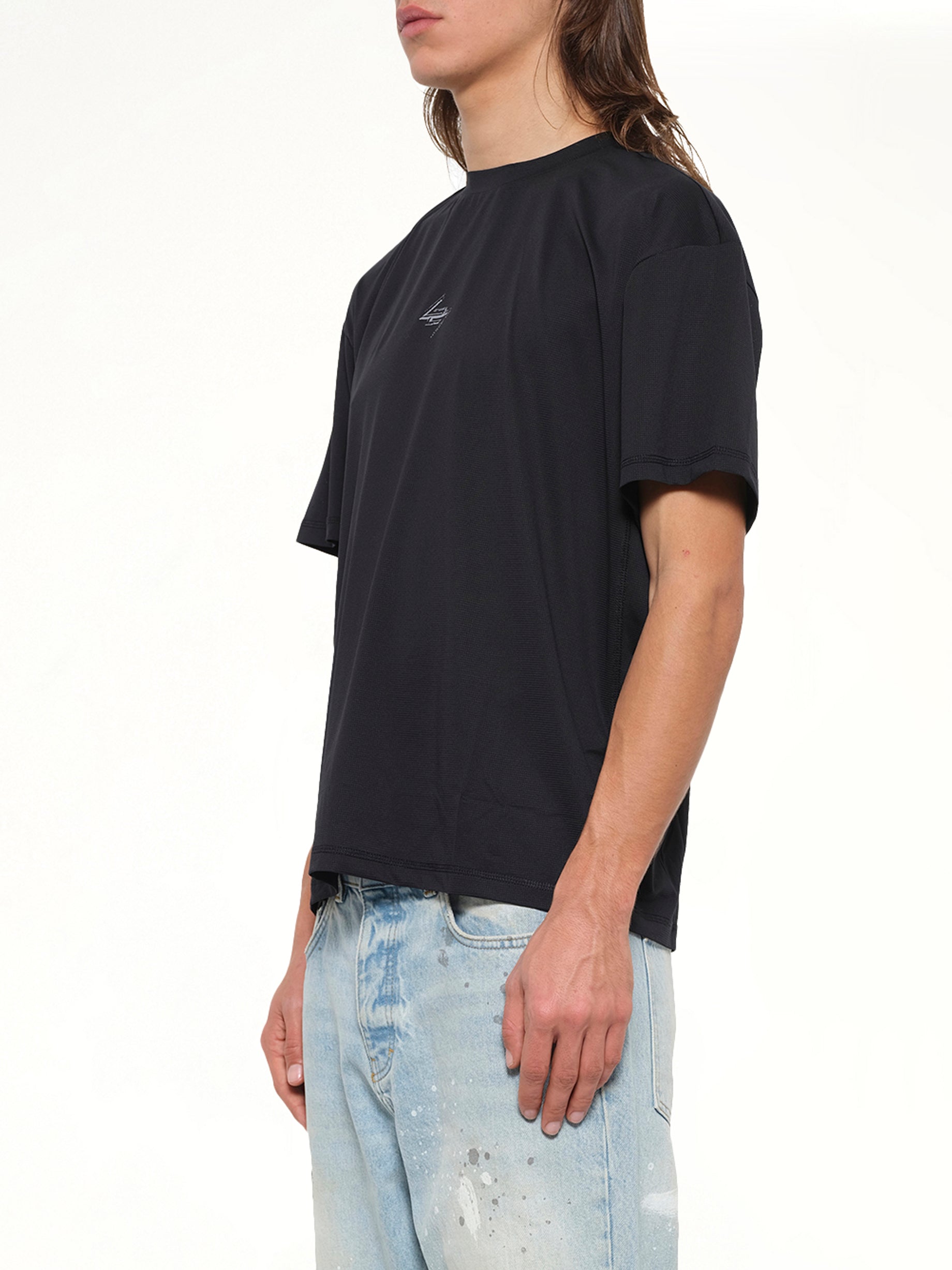 247 Knight SS T-Shirt in Jet Black