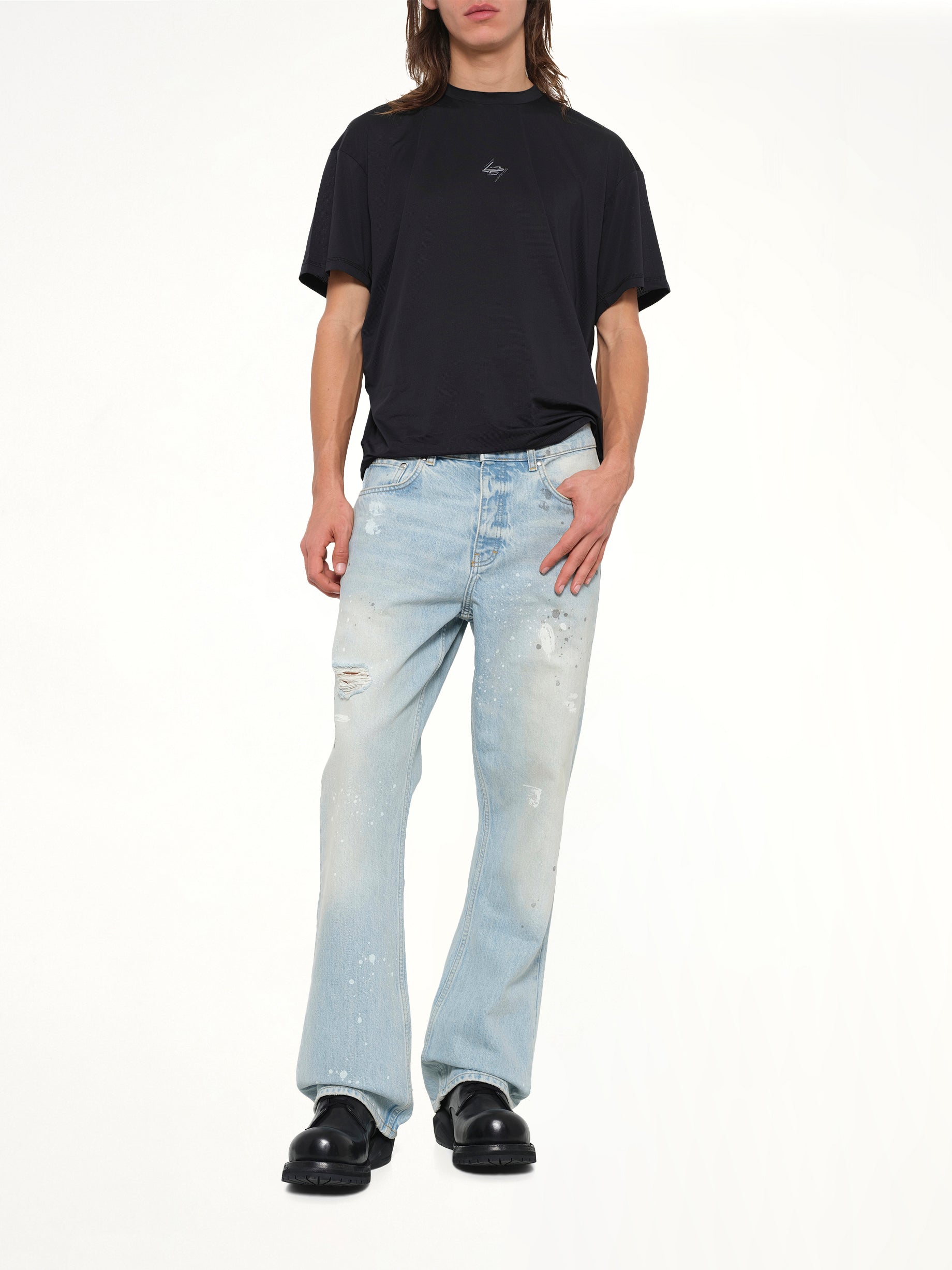 247 Knight SS T-Shirt in Jet Black