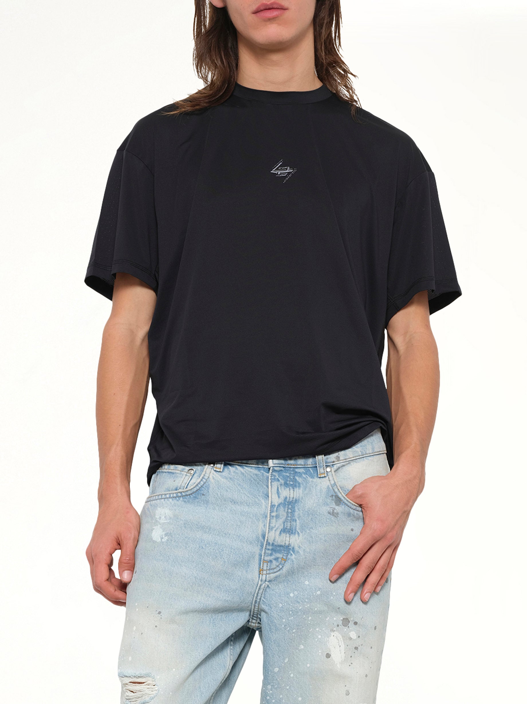 247 Knight SS T-Shirt in Jet Black