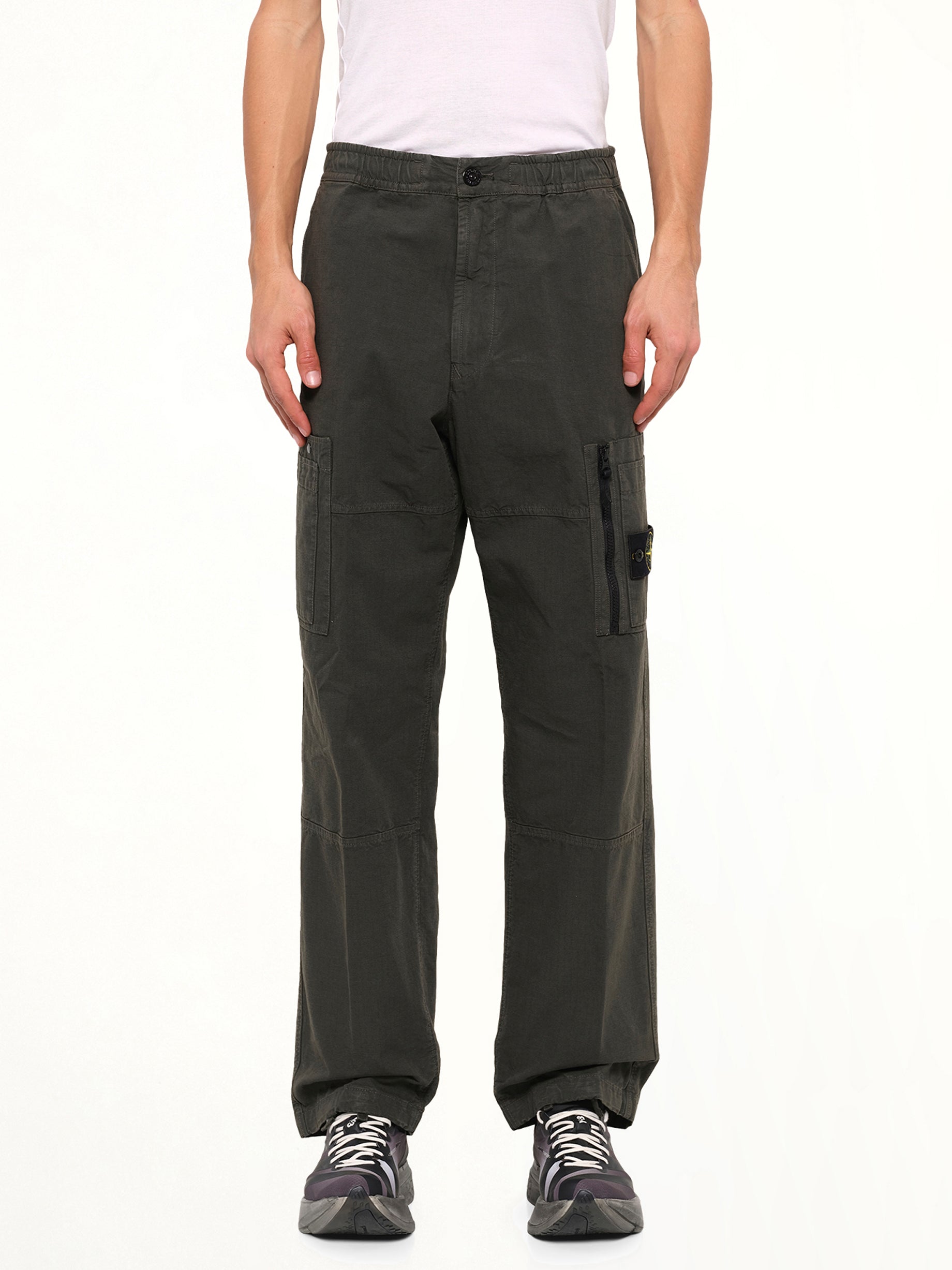 3100015 Cotton Ripstop Trouser in Coal Grey