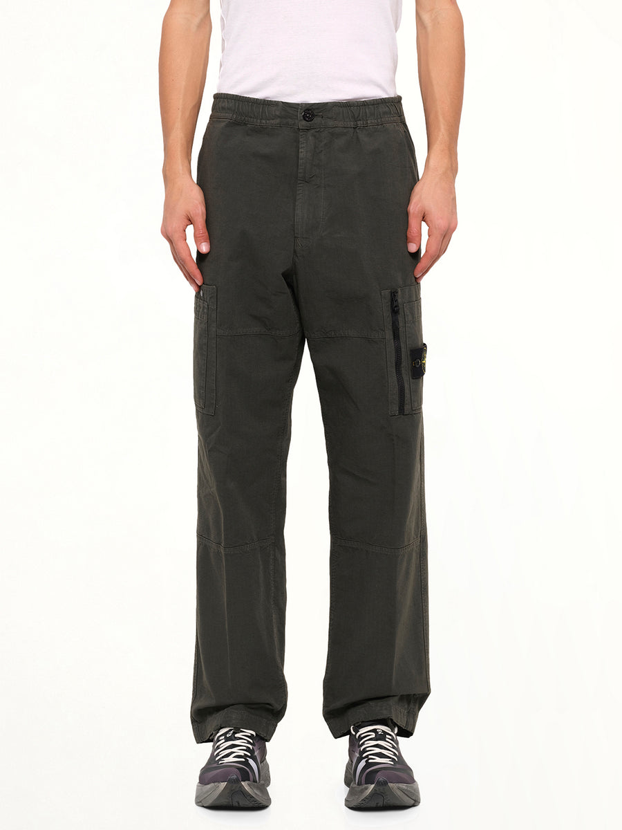 3100015 Cotton Ripstop Trouser in Coal Grey