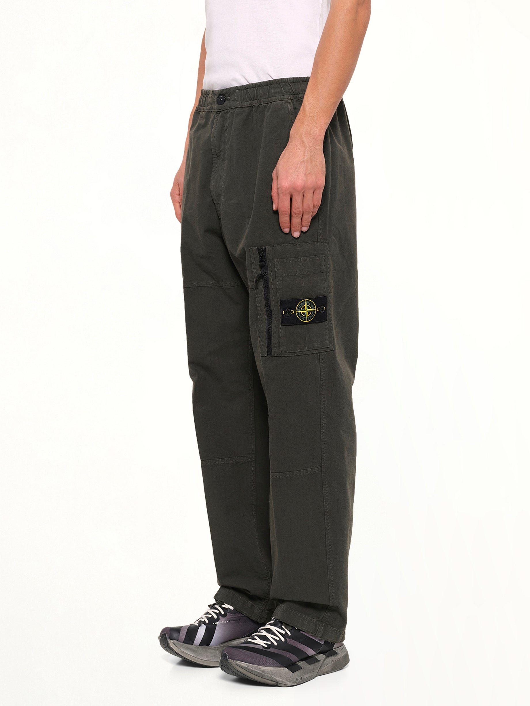 3100015 Cotton Ripstop Trouser in Coal Grey