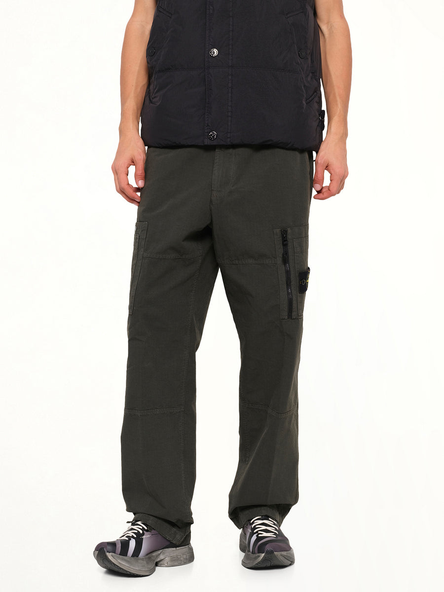 3100015 Cotton Ripstop Trouser in Coal Grey