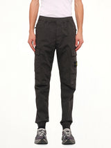 3100033 Cotton Satin Trouser in Lead Grey