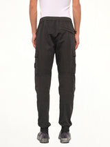 3100033 Cotton Satin Trouser in Lead Grey
