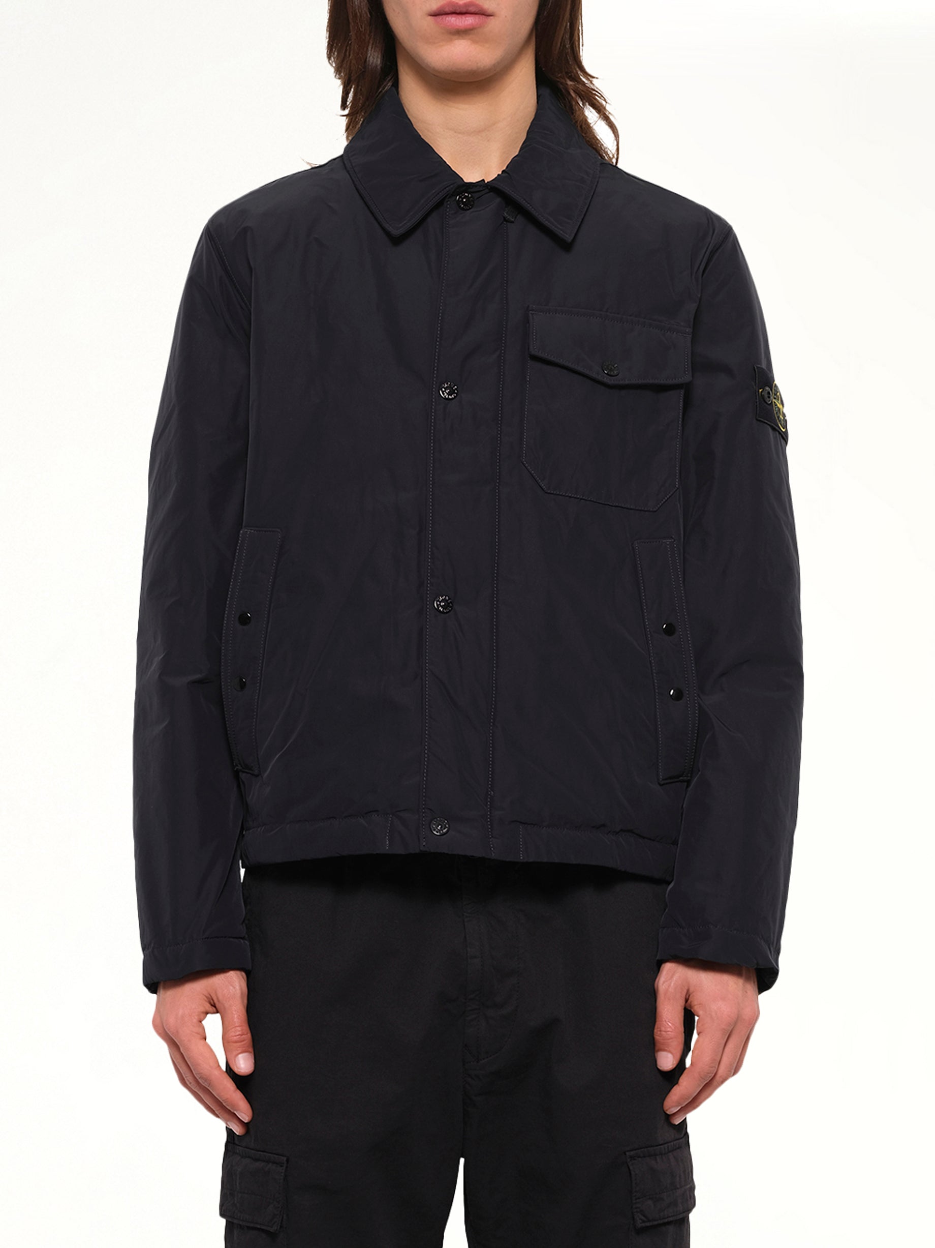 4100022 Nylon Light Jacket in Black