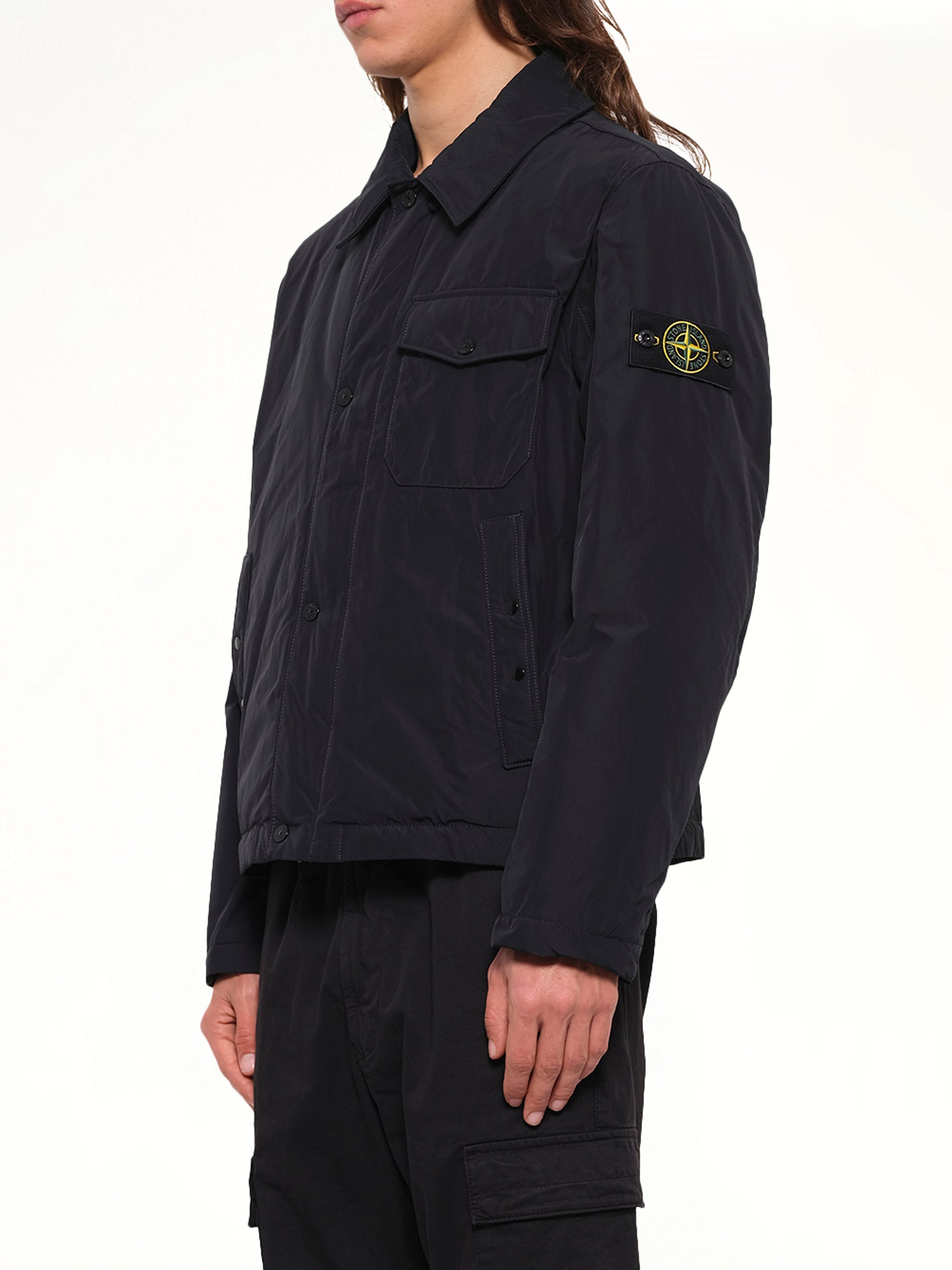 4100022 Nylon Light Jacket in Black