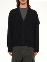 5100010 Light RWS Wool Cardigan in Black