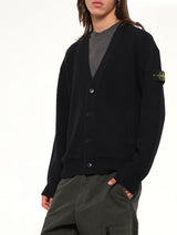 5100010 Light RWS Wool Cardigan in Black