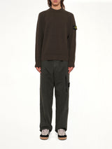 5100011 Light RWS Wool Crewneck Sweater in Coal Grey