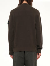 5100011 Light RWS Wool Crewneck Sweater in Coal Grey