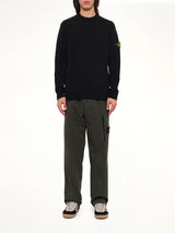 5100072 Lambswool Crewneck Sweater in Black
