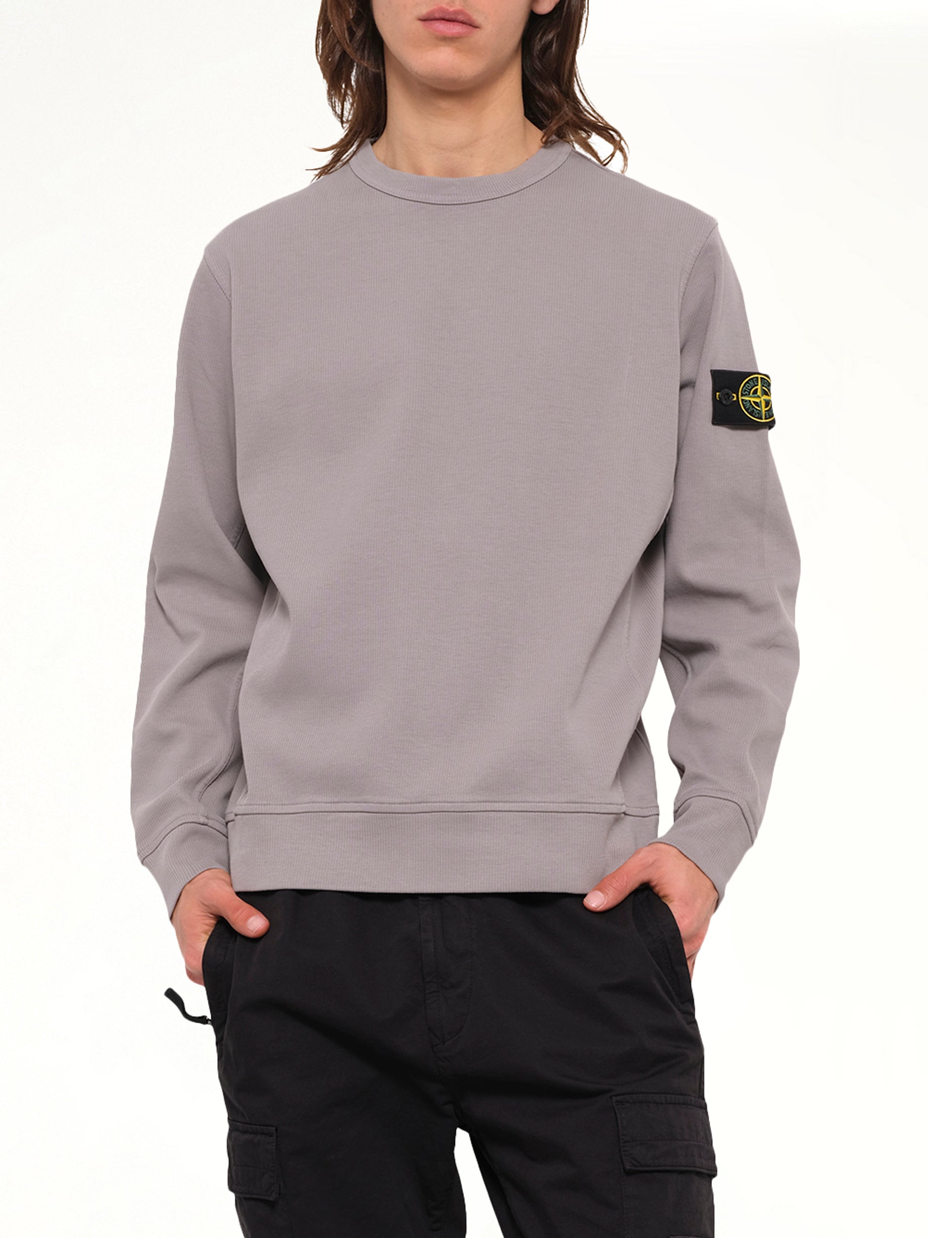 6100017 Organic Cotton Sweatshirt in Grey