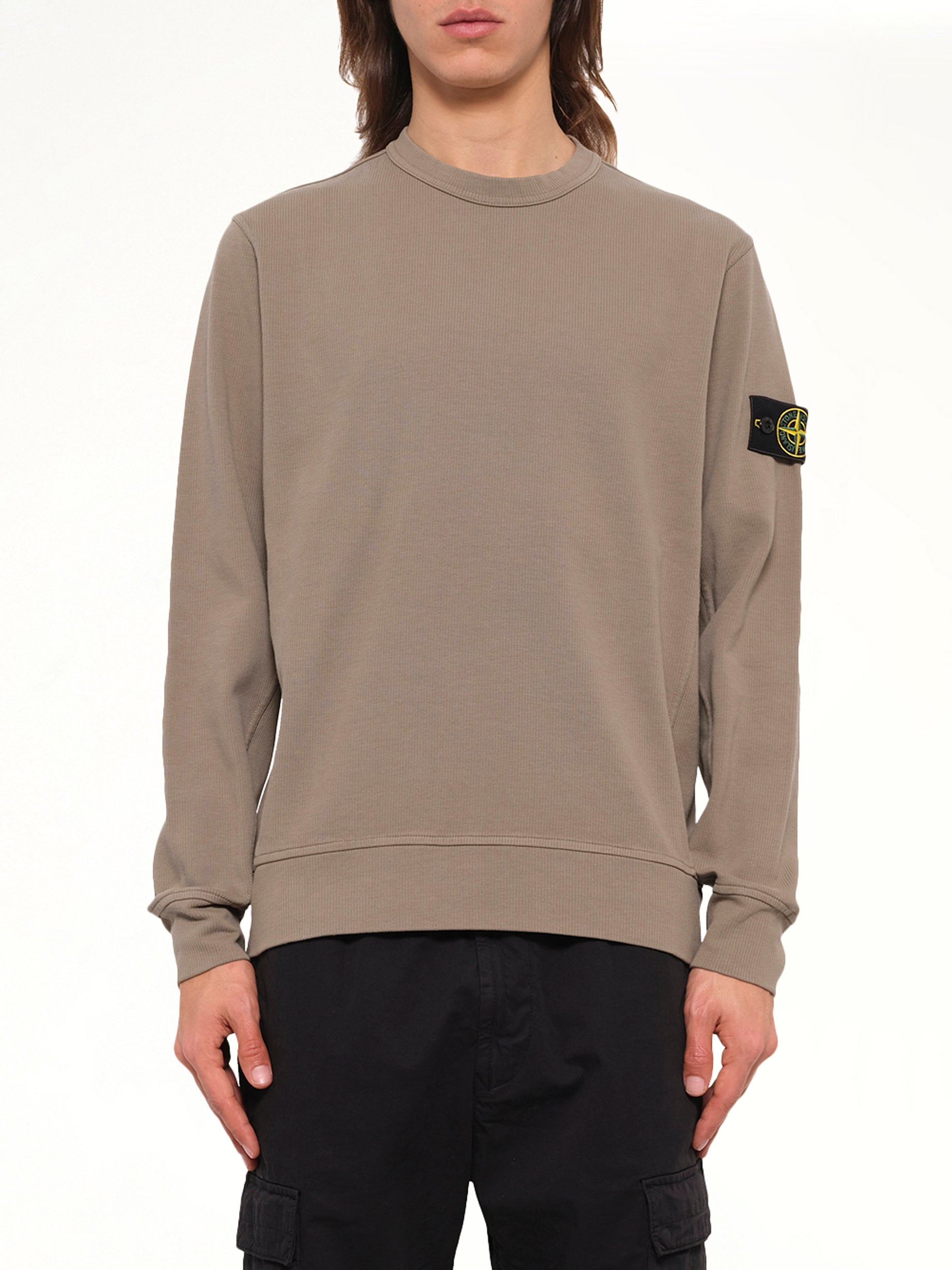 6100017 Organic Cotton Sweatshirt in Military Green