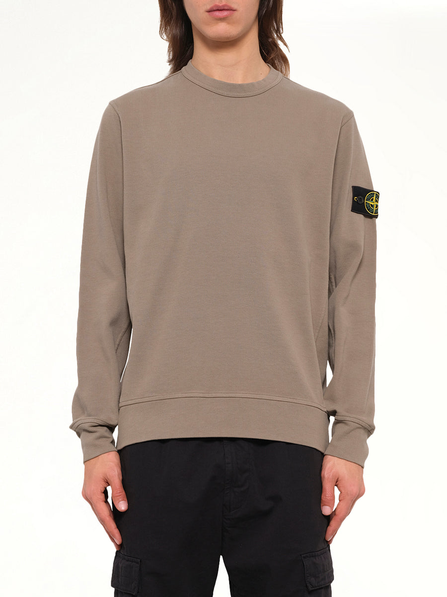 6100017 Organic Cotton Sweatshirt in Military Green