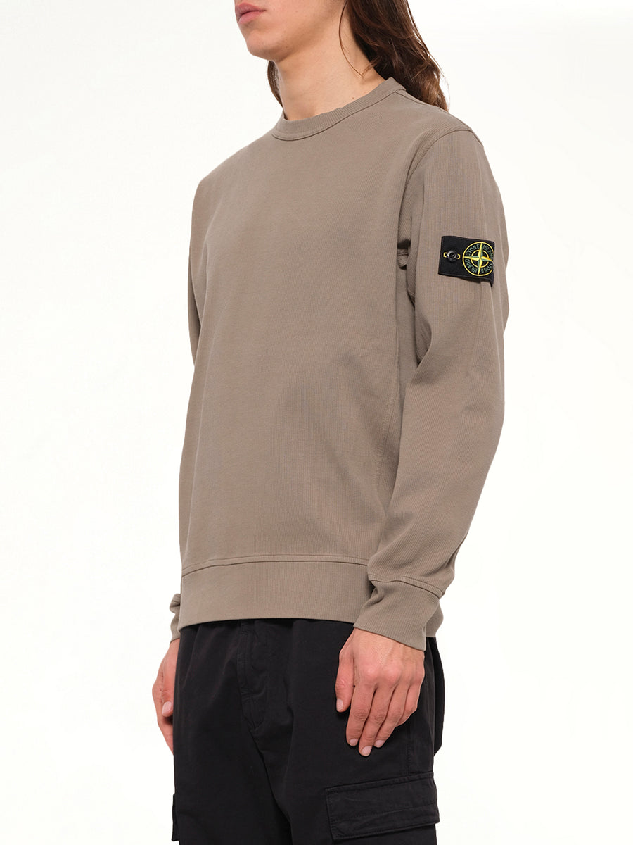 6100017 Organic Cotton Sweatshirt in Military Green