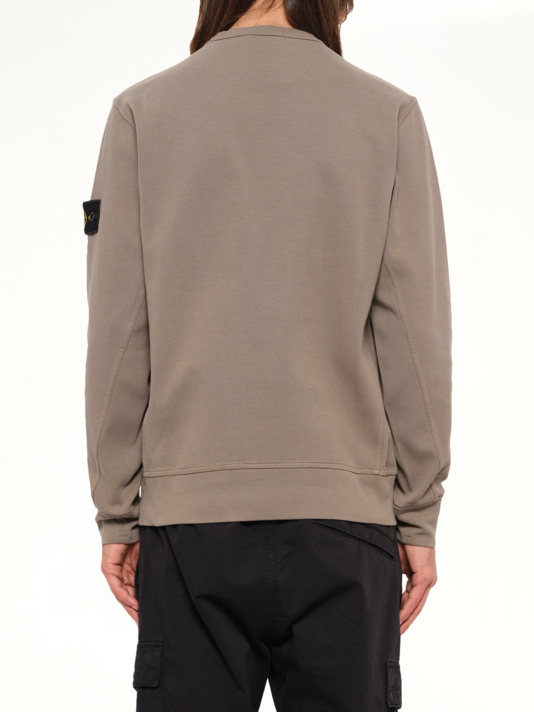 6100017 Organic Cotton Sweatshirt in Military Green