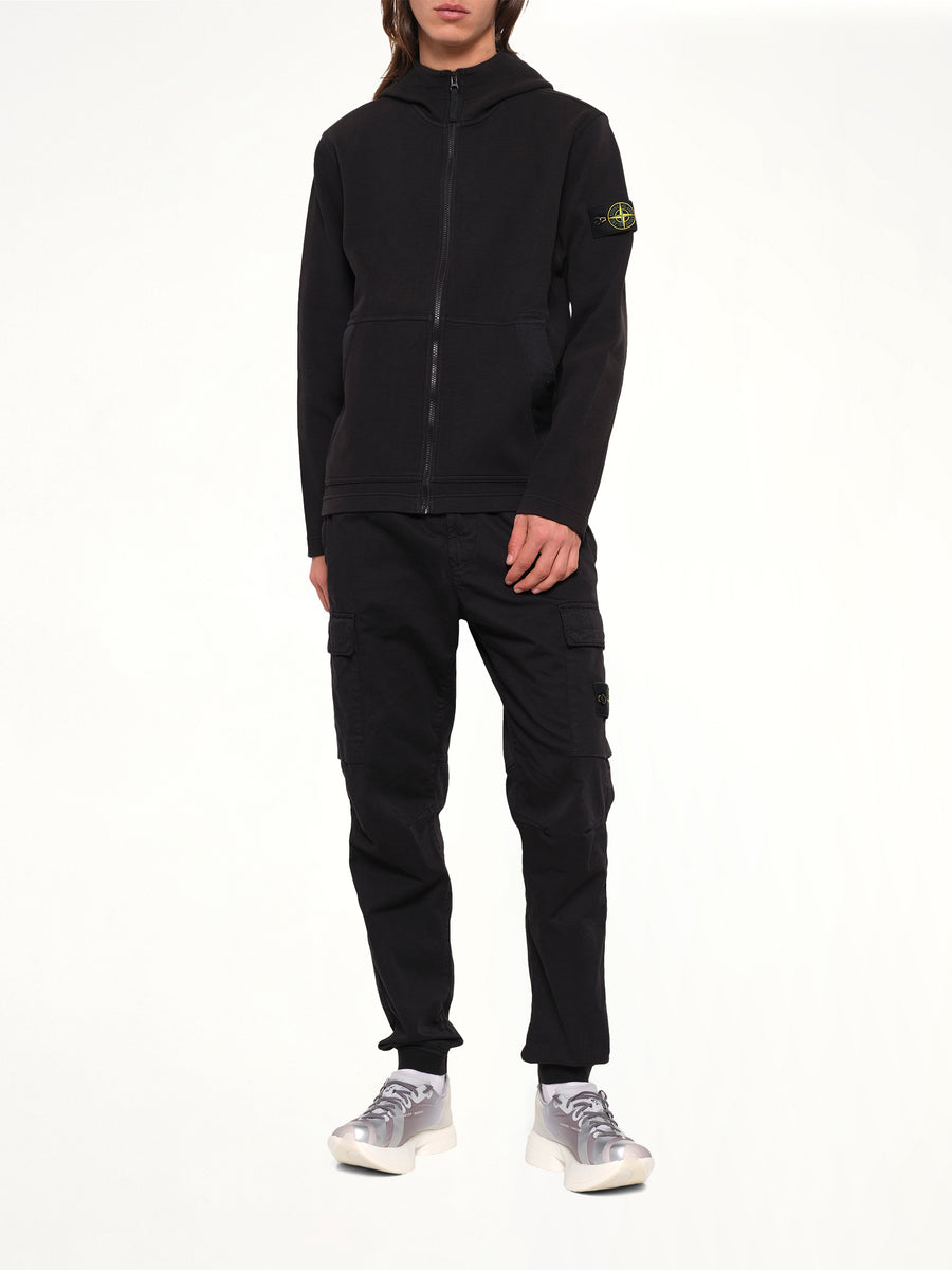 6100020 Organic Cotton Hoodie in Black