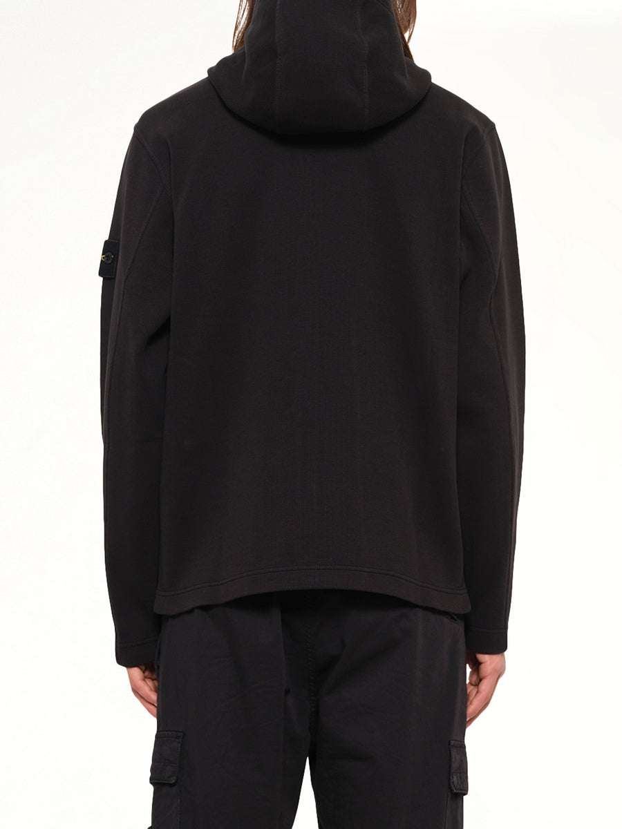 6100020 Organic Cotton Hoodie in Black