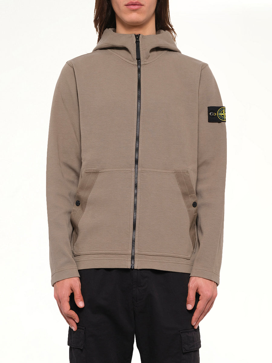 6100020 Organic Cotton Hoodie in Military Green