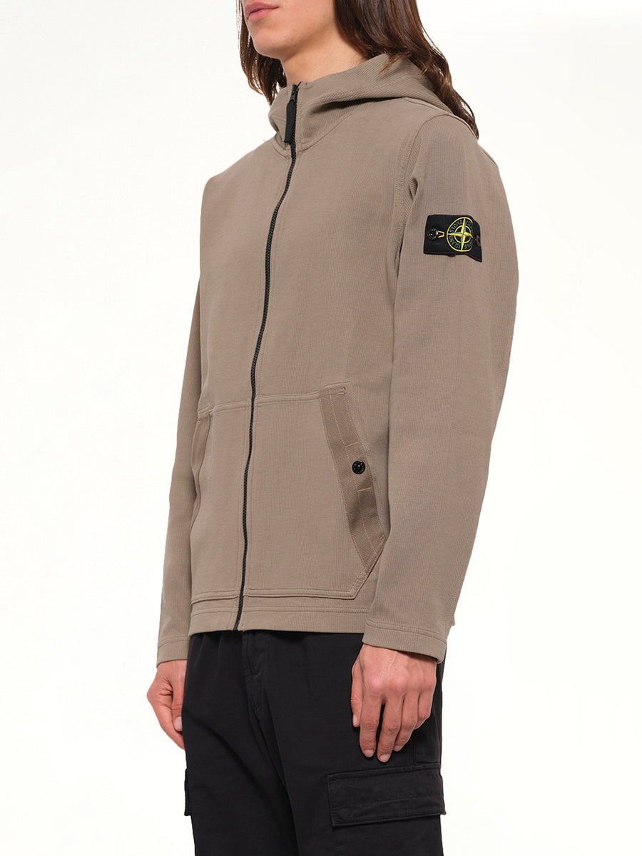 6100020 Organic Cotton Hoodie in Military Green