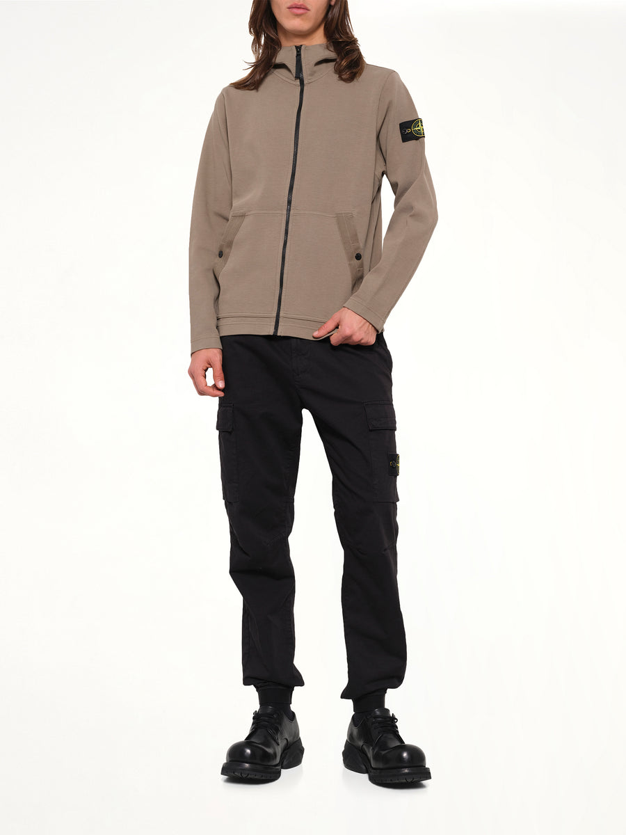 6100020 Organic Cotton Hoodie in Military Green