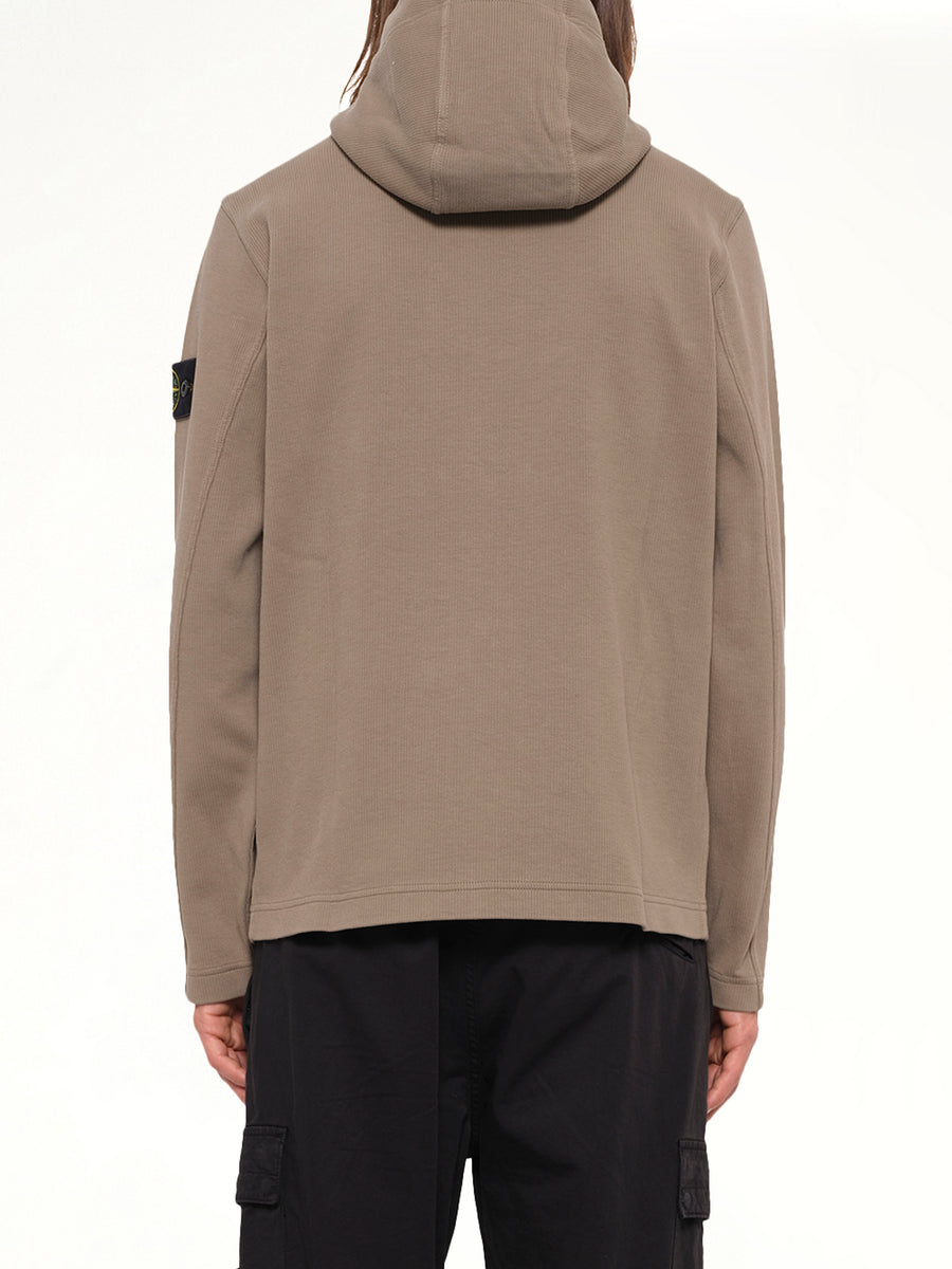 6100020 Organic Cotton Hoodie in Military Green
